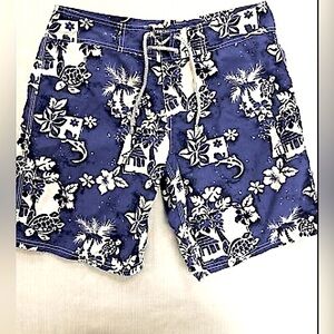 Vilebrequin Lined Moorea Beach Swim Trunks - AS IS